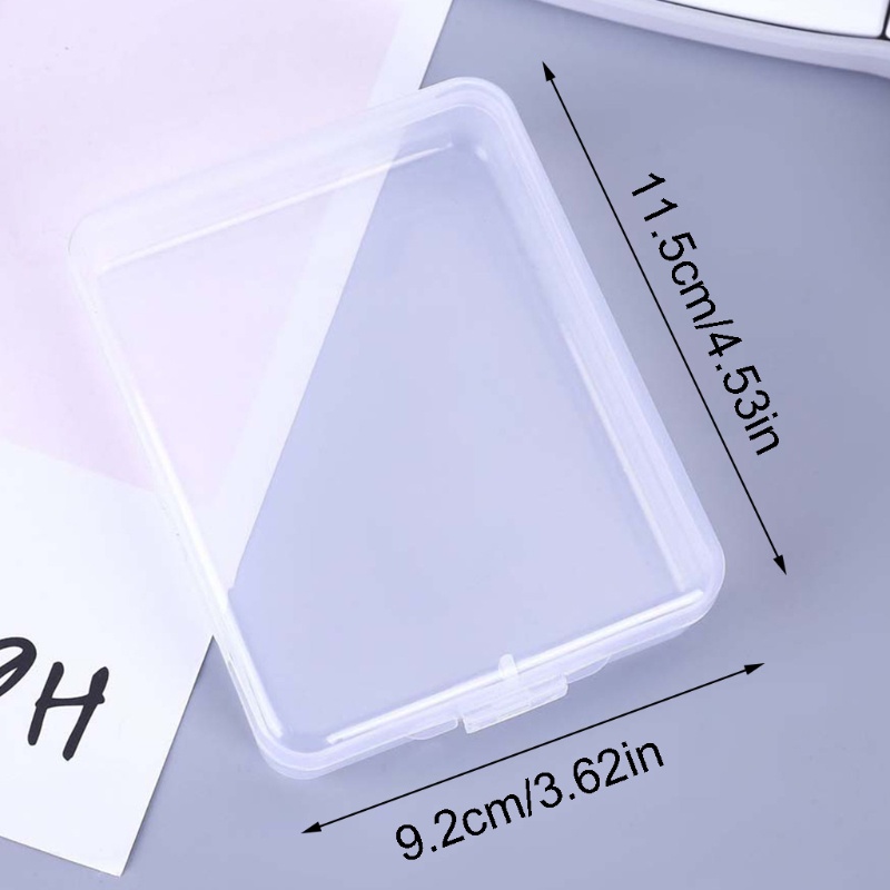 Hộp đựng khẩu trang trong suốt chống bụi tiện dụng