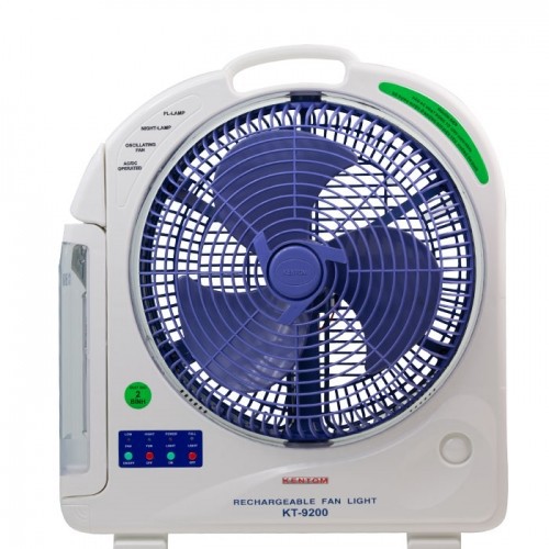 Quạt sạc Kentom KT9200 2 bình
