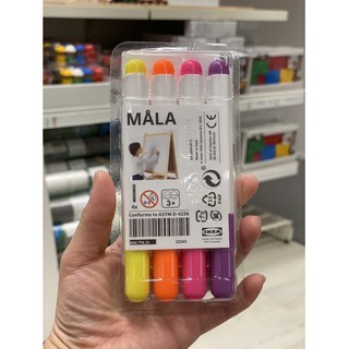 Bộ 4 bút màu viết bảng trắng mala ikea