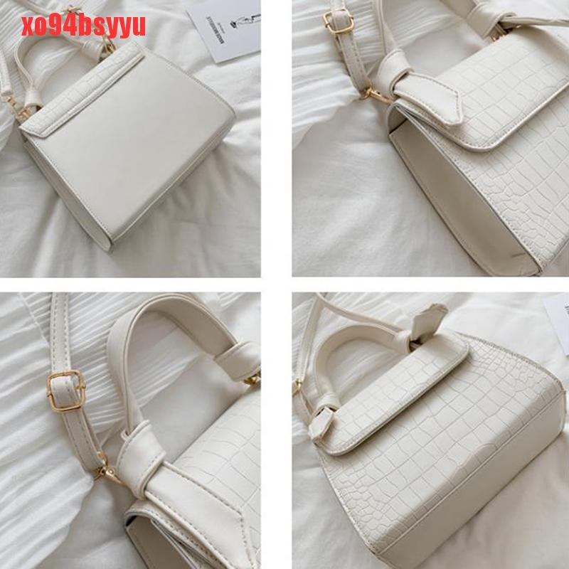 Túi Xách Họa Tiết Da Cá Sấu Phong Cách Vintage xo94bsyyu