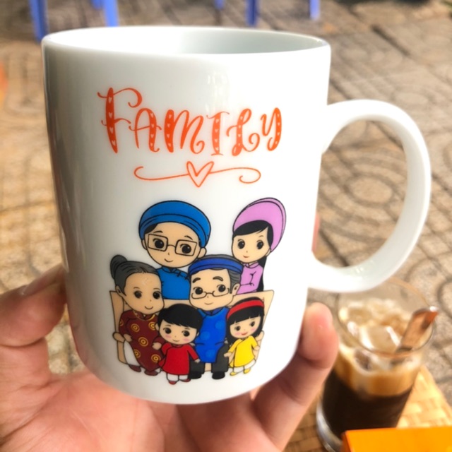 ly sứ grow, enleen gia đình ly minh long hkm