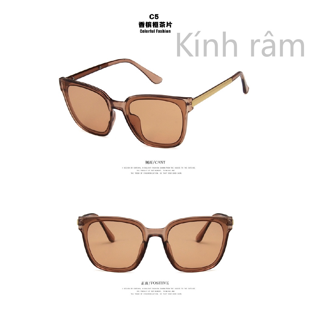 Kính mát vuông thiết kế sang trọng