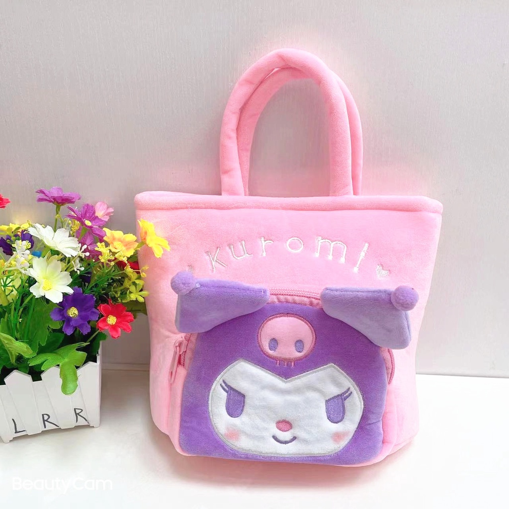Túi Xách Hình Pikachu Kirby StellaLou Nhật Bản Nhồi Bông Dễ Thương Thời Trang Dành Cho Bạn Nữ Lotso CMX3
