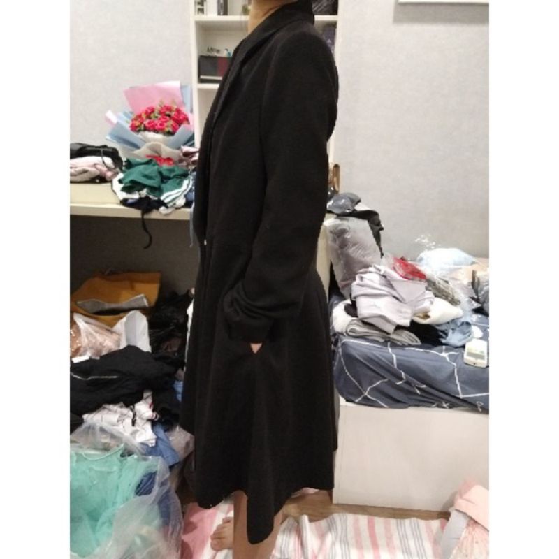 Áo khoác dài trench coat cổ vest Primark hàng VNXK khoác mùa đông xuất khẩu chuẩn tuồn dư xịn cardigan dáng xoè