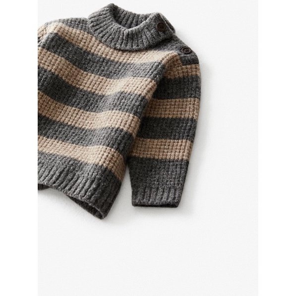 Áo len kẻ ngang zara