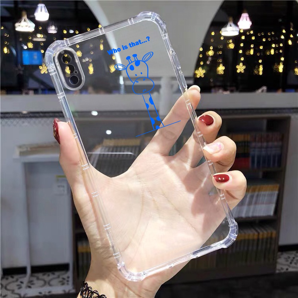 Ốp iphone hươu cạnh vuông bảo vệ màn hình cho iphone 14 13 pro max 11 12 pro max mini x xr xs max 6 s 7 8 plus