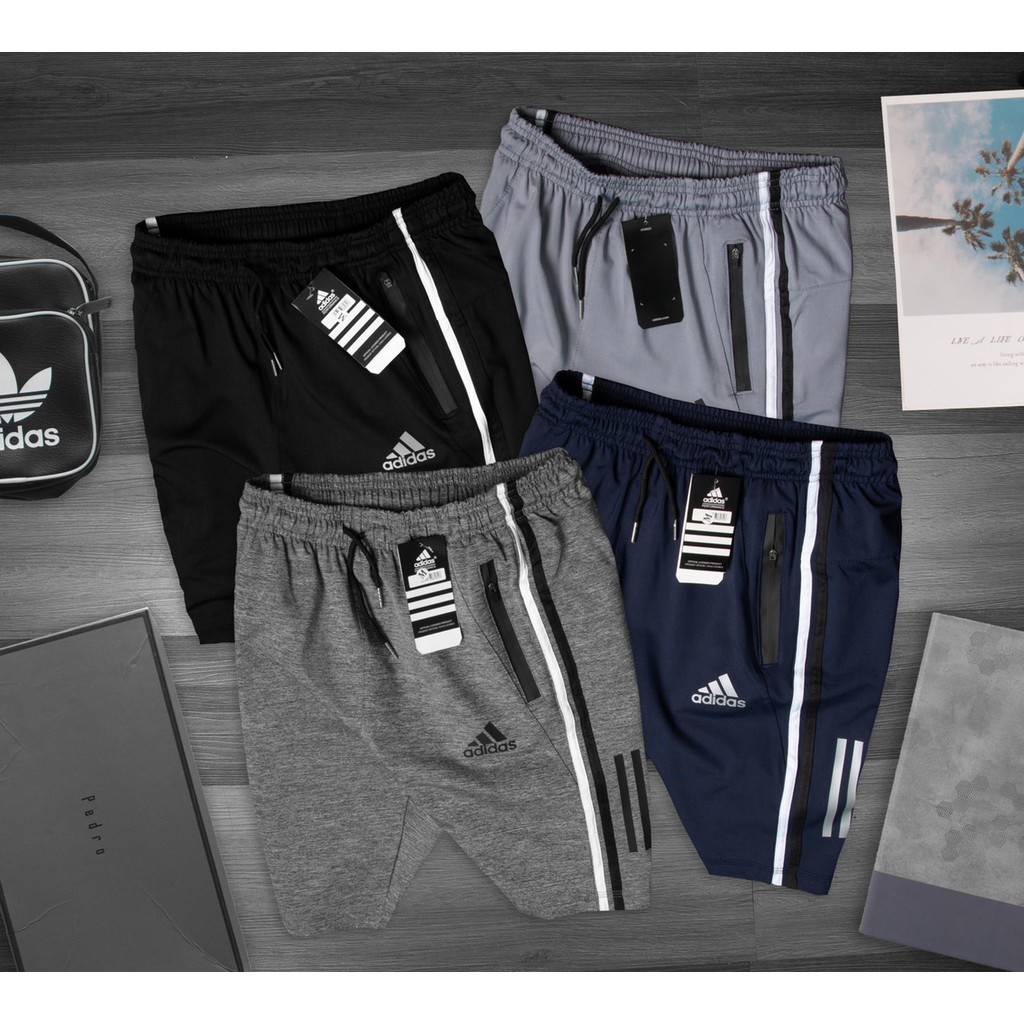 Quần short nam, quần đùi nam thể thao logo in có túi khóa kéo tiện lợi Kenstore194 QS63 | BigBuy360 - bigbuy360.vn