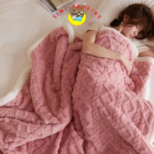 Chăn TAFURONG – Chăn lông cừu chính hãng, cao cấp, mềm mại kích thước 2x2,3m, nặng 2,5kg - Timibedding