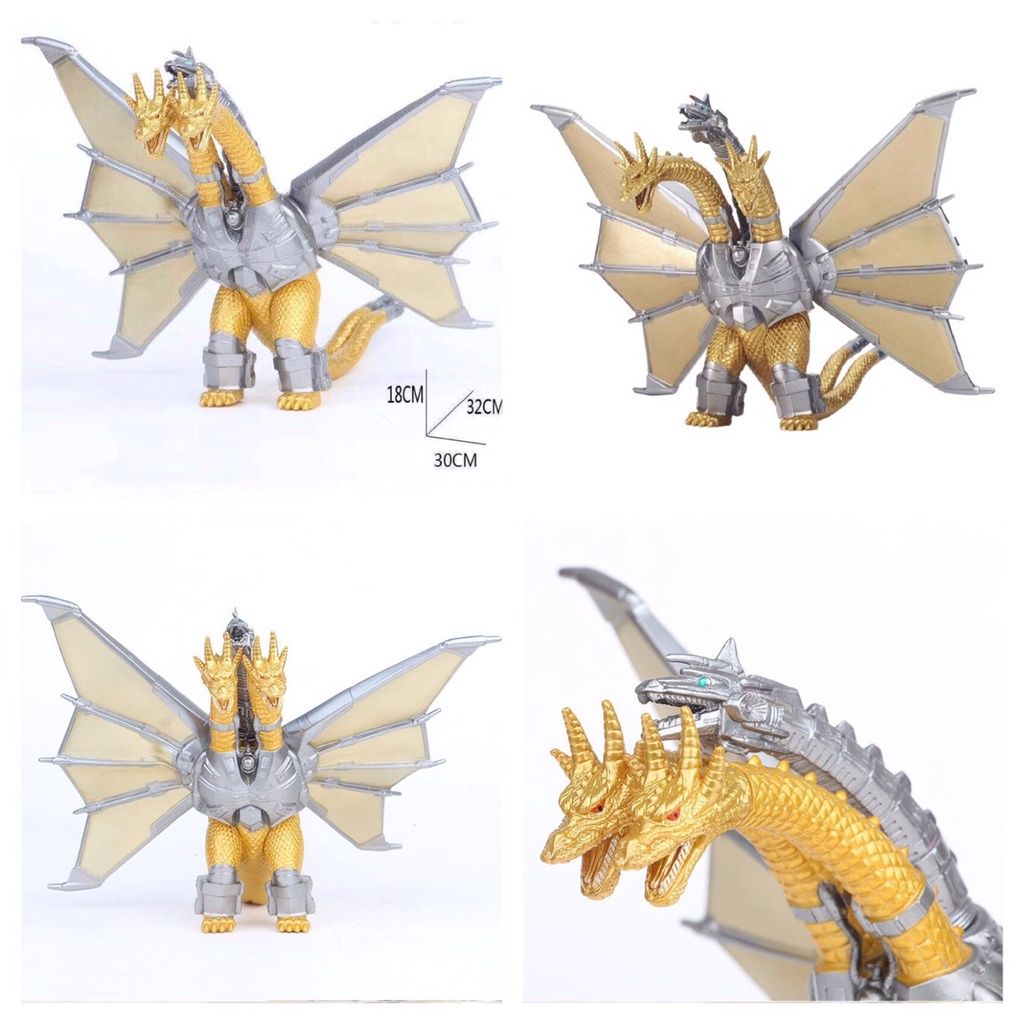 Mô Hình Rồng RoBot 3 Đầu Trong Đại Chiến Godzilla - Cao 18cm
