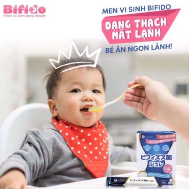 Men vi sinh Bifido - Hỗ trợ cân bằng hệ vi sinh đường ruột, giảm nhanh táo bón, rối loạn tiêu hóa (Hộp 20 Gói)