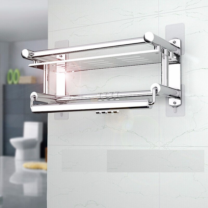 Giá treo Kệ để đồ nhà tắm 2 tầng inox cao cấp