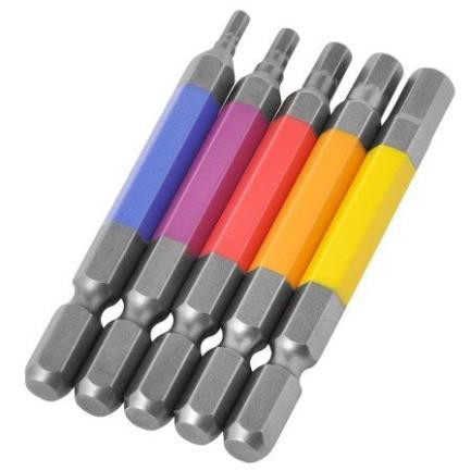 Vỉ 5 hoặc 9 mũi vít đầu lục giác ACHX5-65L/ ACHX9-65L Anex Nhật Bản Sản Phẩm Chính Hãng