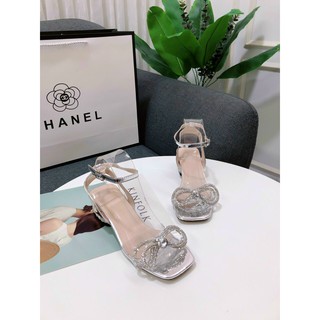 Sandal nơ đá gót 3P Sang chảnh
