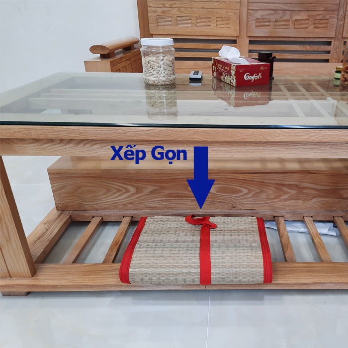 Chiếu cói xếp gấp gọn ngủ trưa văn phòng - Có nhiều size để chọn
