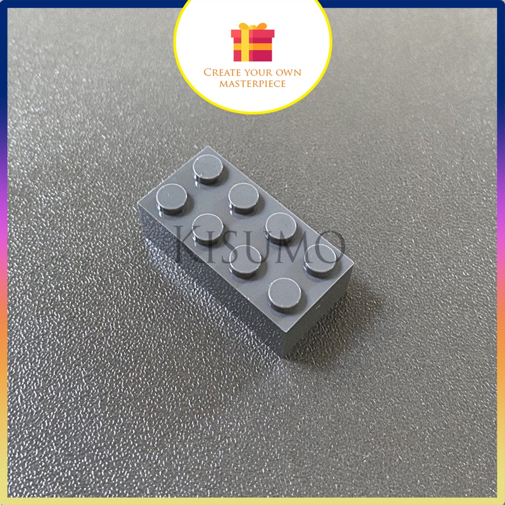 Đồ chơi giáo dục lắp ráp   logo moc combo 5 gạch cao 2x4 a18 3001