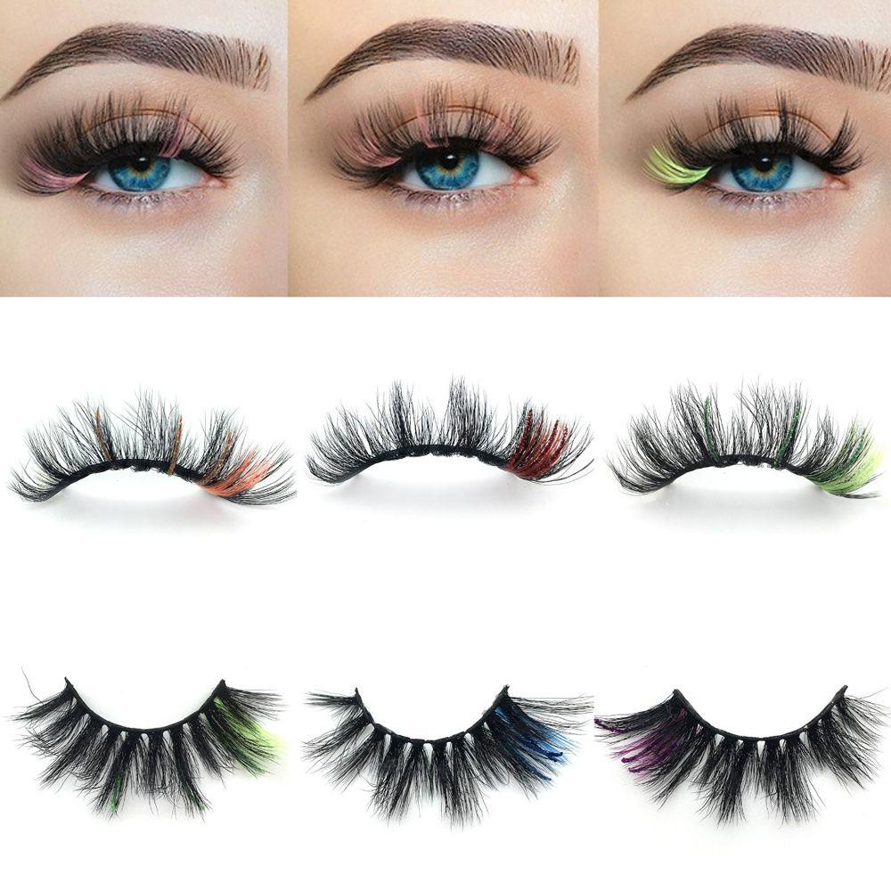 Hộp Lông Mi Giả 18MM Nhiều Màu Sắc Lấp Lánh