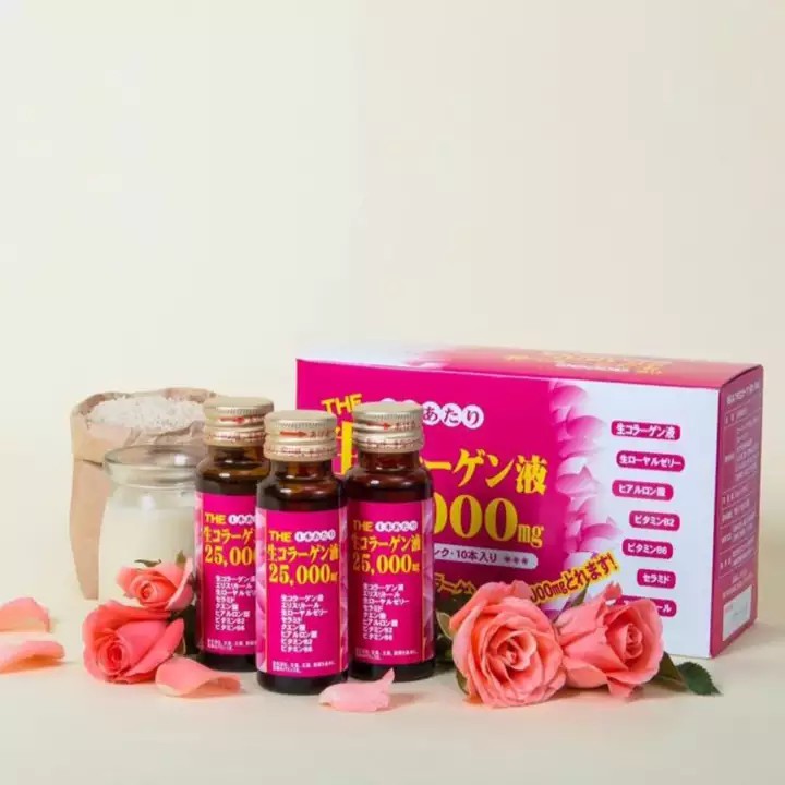 Collagen Inter Techno 25.000mg – Hỗ trợ làm đẹp da, giúp da trắng và xương khớp khỏe mạnh (10 chai 50ml)