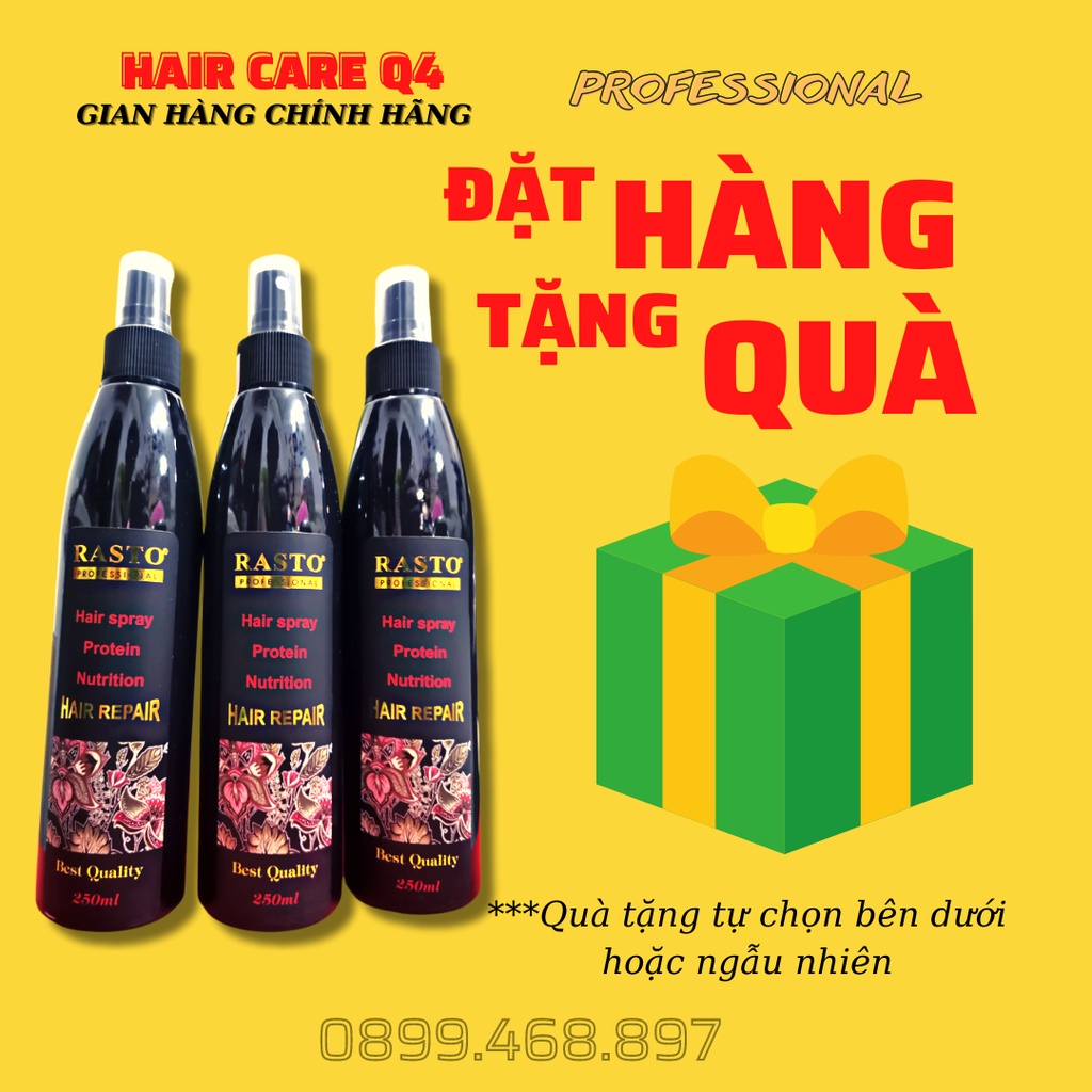 Xịt Dưỡng Tóc Collagen Rasto 220ml Chính Hãng Công Ty - Hair Care Q4