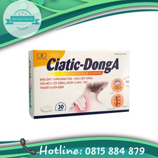 Ciatic-DongA Hỗ Trợ Thông Kinh Hoạt Lạc, Thoát Vị Đĩa Đệm