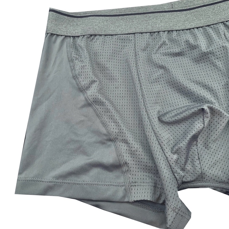 Quần Sịp Đùi Boxer Nam DAIZ Hàng Xuất Dư Hàn Xịn Chất Liệu Cao Cấp Co Giãn Mịn Đẹp Màu Xám Thông Hơi