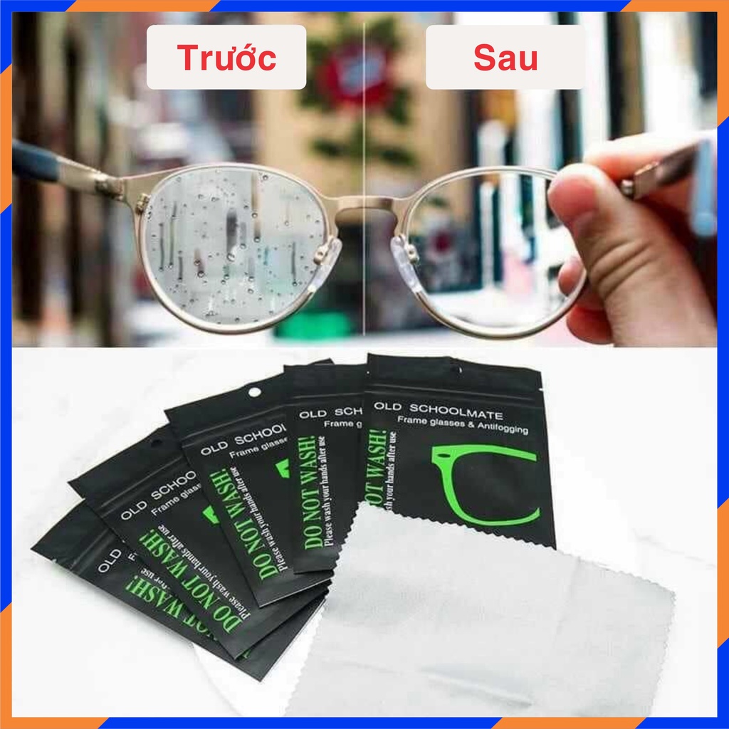 Khăn lau kính nano chống bám hơi nước - chống sương mờ kính khi đeo khẩu trang | BigBuy360 - bigbuy360.vn