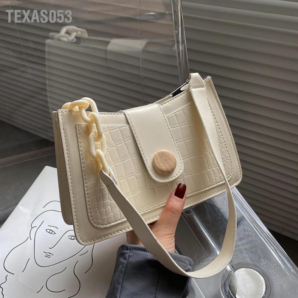 Túi đeo chéo/ đeo vai thích hợp cho phái nữ kiểu retro sức chứa lớn đơn giản Texas053