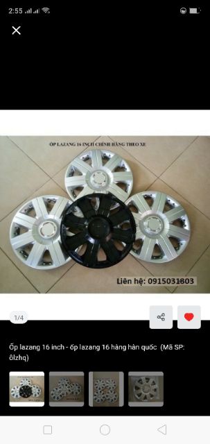 Ốp lazang 16 inch hàn quốc