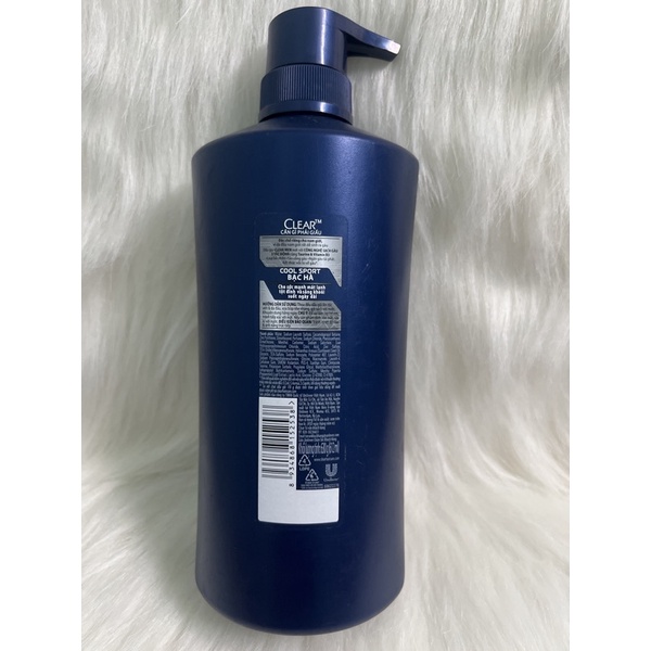 Dầu gội CLEAR MEN 650g Bạc hà