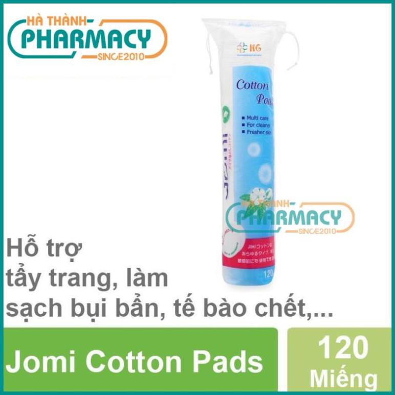 Bông tẩy trang Jomi Cotton Pads (Bịch 120 miếng)