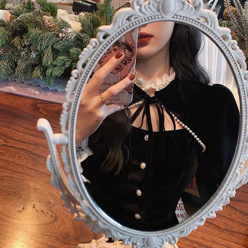 Váy nhung tiểu thư sang chảnh phong cách hàn quốc cho nữ -hàng chuẩn không phai hàng xưởng may lại