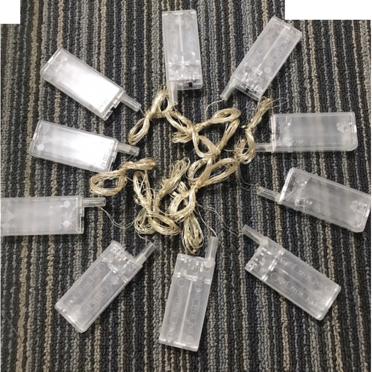 Đèn đóm 3m xài pin (ánh sáng vàng ấm)