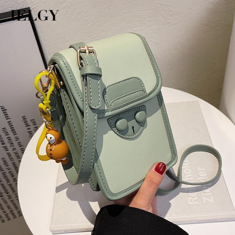 Túi đeo vai Ielgy hình vuông cỡ nhỏ phong cách Tây Âu thời trang mùa hè duyên dáng cho nữ