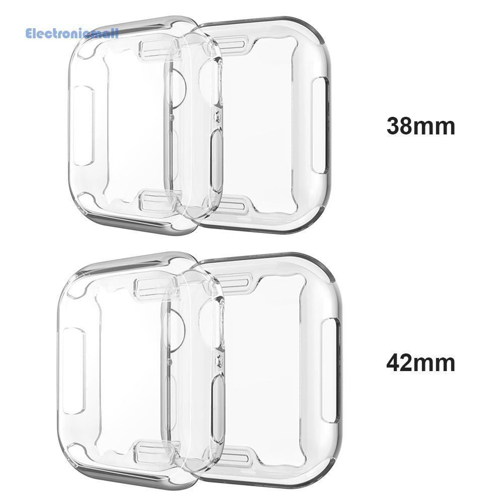 Set 3 Miếng Dán Tpu Mềm Trong Suốt Bảo Vệ Màn Hình Đồng Hồ Apple Watch 1 2 3 38mm 42mm Mall01