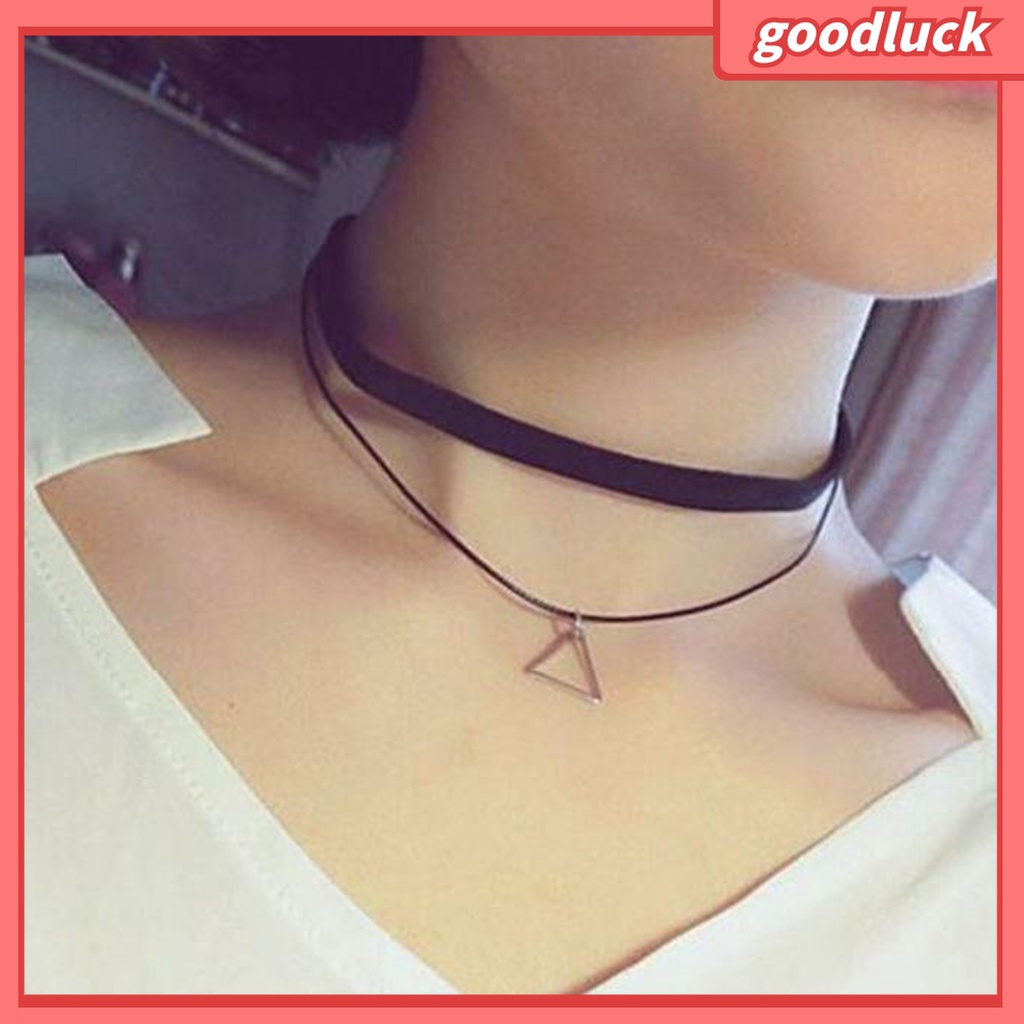 1 Set Vòng Cổ Choker Ren Màu Đen Gợi Cảm