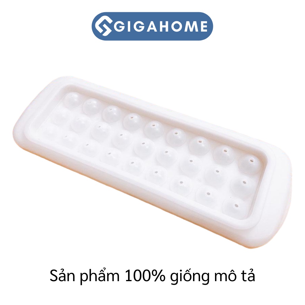 Khuôn Làm Đá Viên Tròn, Thạch, Hạt Trân Châu Loại Nhỏ GIGAHOME Có Nắp Đậy 5753