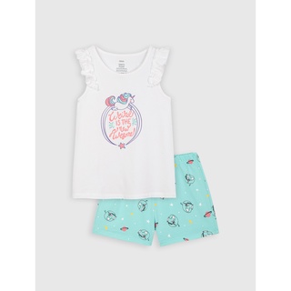 [WABRCNFT91 - 10% - Tối đa 30K - ĐH từ 99K] Bộ mặc nhà bé gái in hình dễ thương CANIFA - 1LS21S004