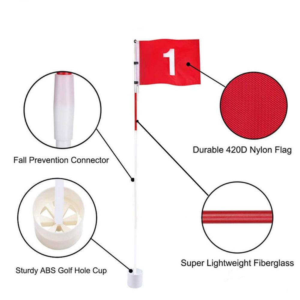 Phụ Kiện Cốc Giữ Gậy Đánh Golf Bằng Thép Chất Lượng Cao