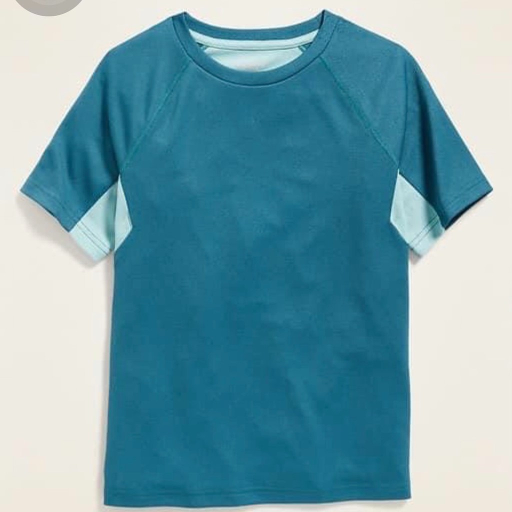 Áo phông xanh thể thao dành cho bé từ 16-50kg - Timiki