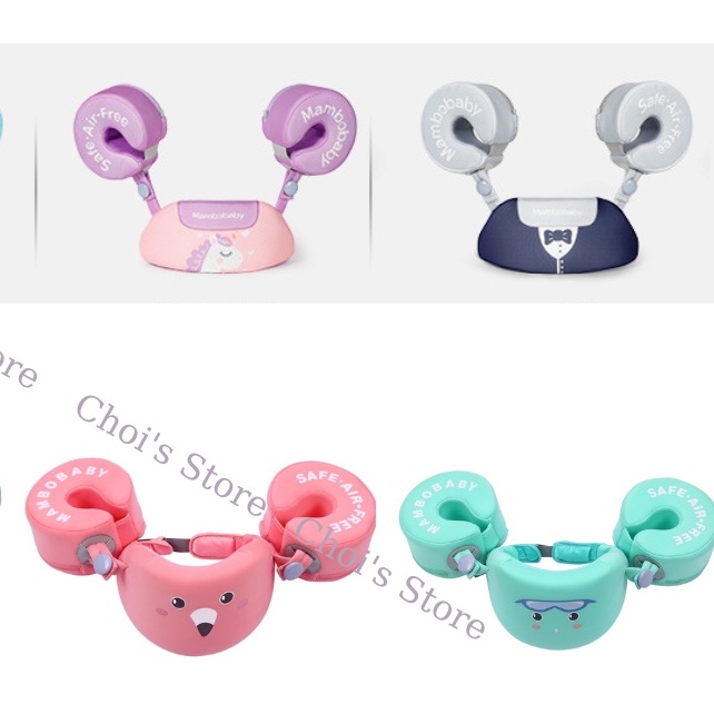 Phao bơi luồn tay, ngực cho bé 3-8 tuổi Mambobaby