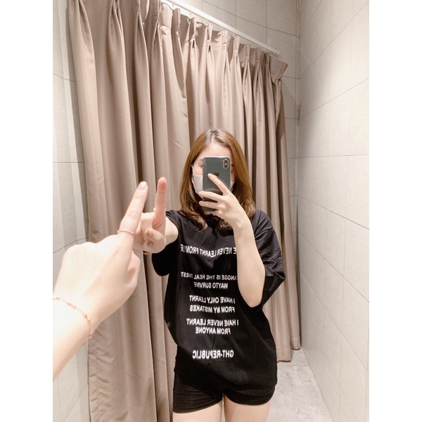 Áo phông nữ form rộng nhiều màu, Áo thun nữ bigsize cổ tròn in chữ chất đẹp Maitrangshop92 – (TTA83)