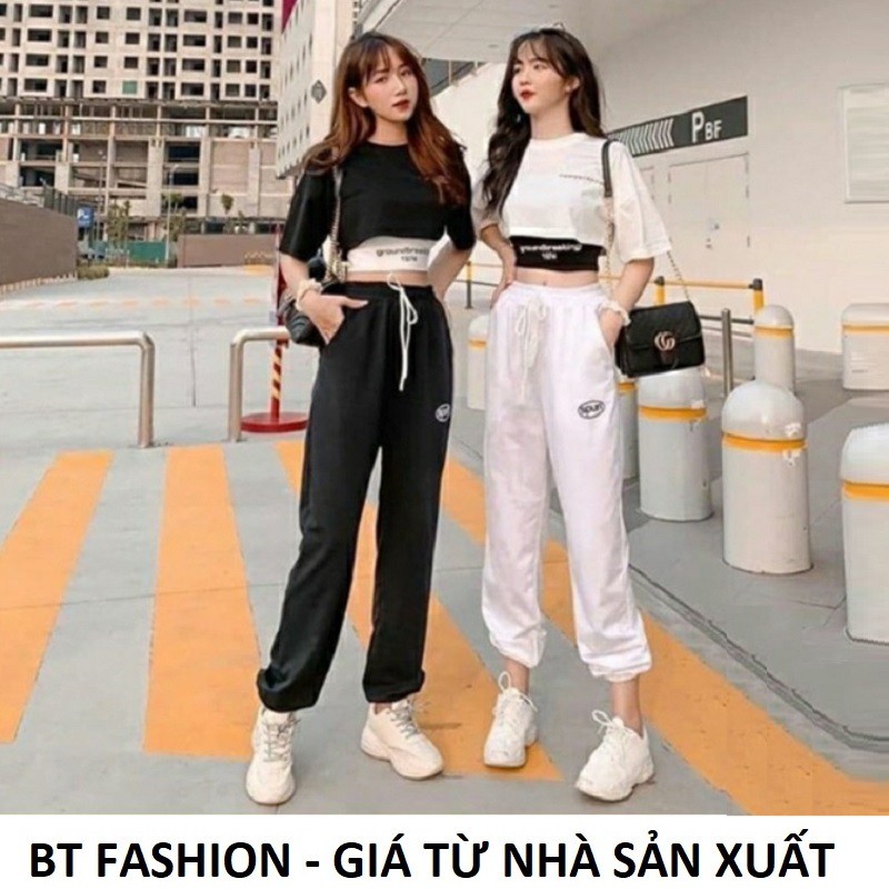 Quần Thể Thao Jogger / Áo Thun Cặp BT FASHION + Hình thật, Video