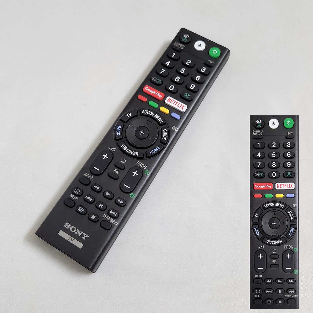 Remote tivi used for Sony Có Micro giọng nói dòng TX100-200-300 không hộp tặng kèm pin