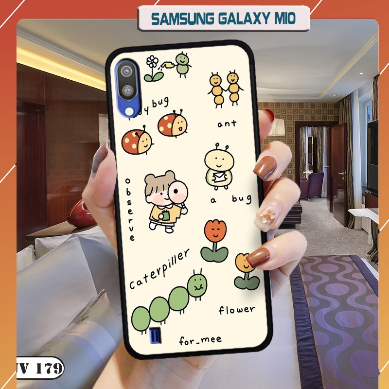 Ốp nhám viền dẻo cho điện thoại Samsung Galaxy M10