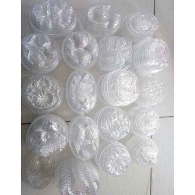 Bộ 20 khuôn nhựa rau cau mini