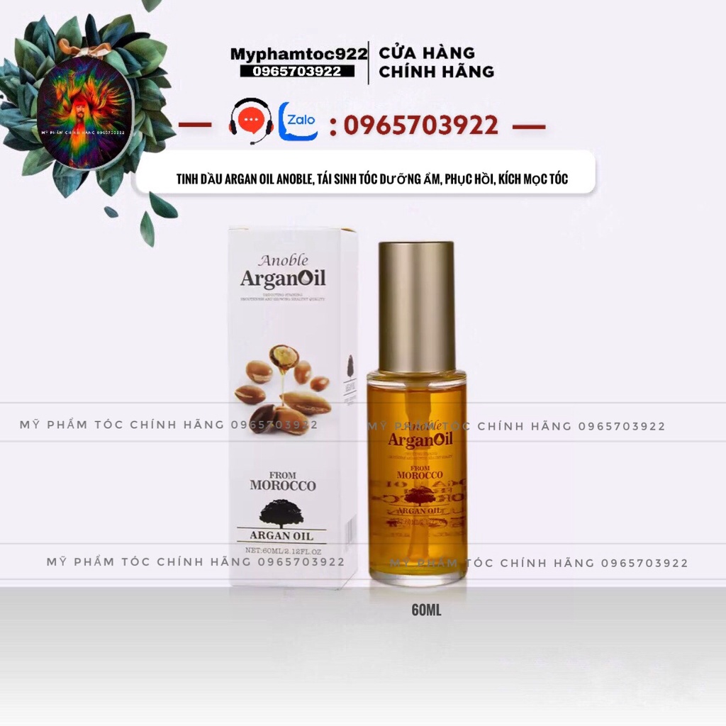 Tinh Dầu Dưỡng Tóc Anoble 60ml