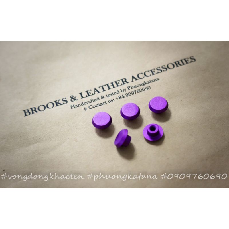 Brooks C15/C17/C19 Rivets - Ốc tán Aluminium cho yên Brooks