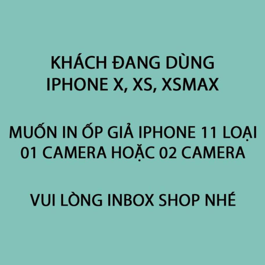 (Có video) Ốp giả iphone 11, 11pro, 11promax viền hở C251 dùng cho đủ dòng iphone 6G, 6Plus, 7Plus, 8Plus, X, XS, XSMAX