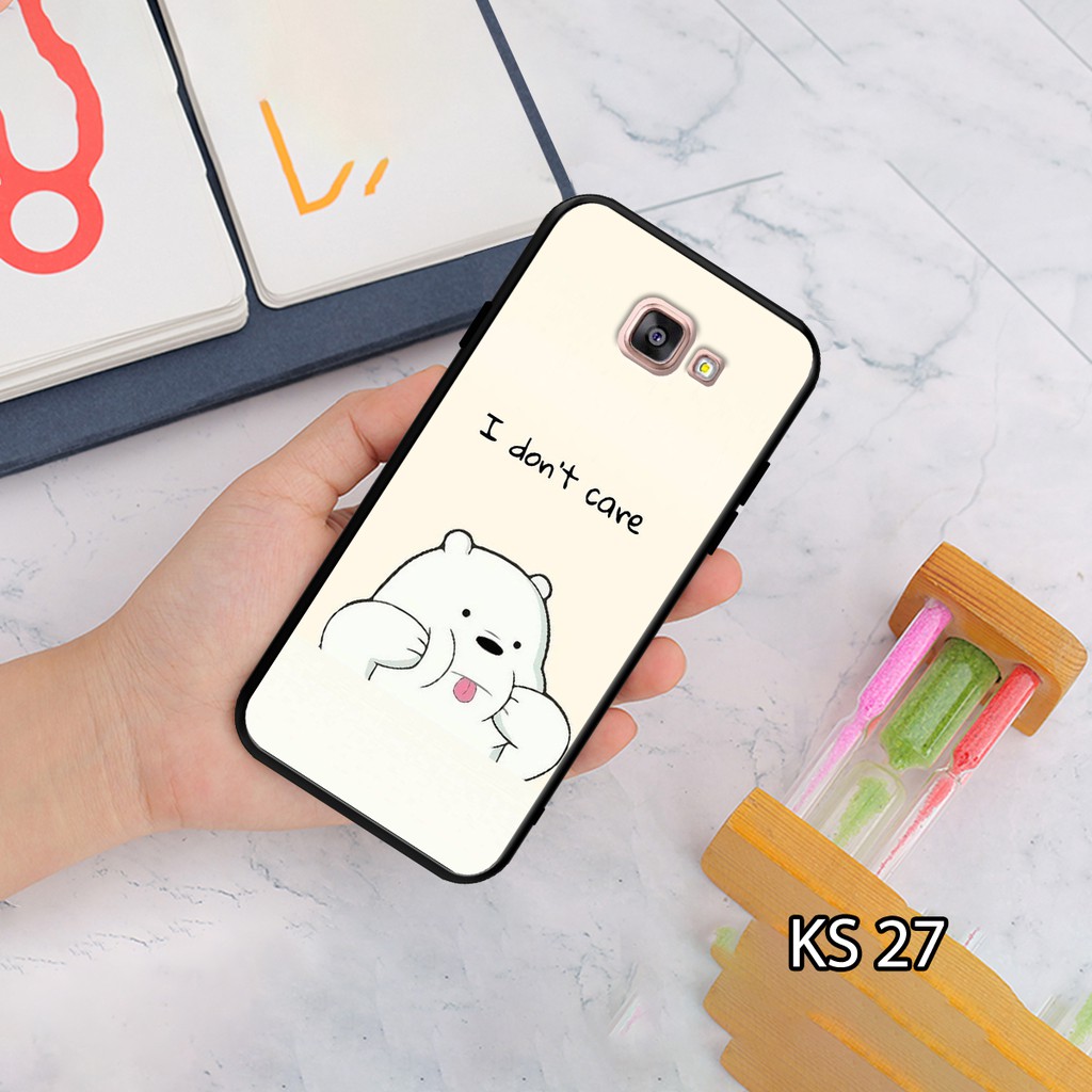 Ốp lưng SamSung  A3-2016/A5-2016/A7-2016  in hình Gấu Bear  siêu ngộ nghĩnh, độc, lạ_KINGSTORE.HN_Ốp SS A310/A510/A710