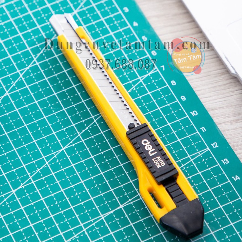 -Dao rọc giấy Deli, Dao Deli 45 độ mã hàng E2031