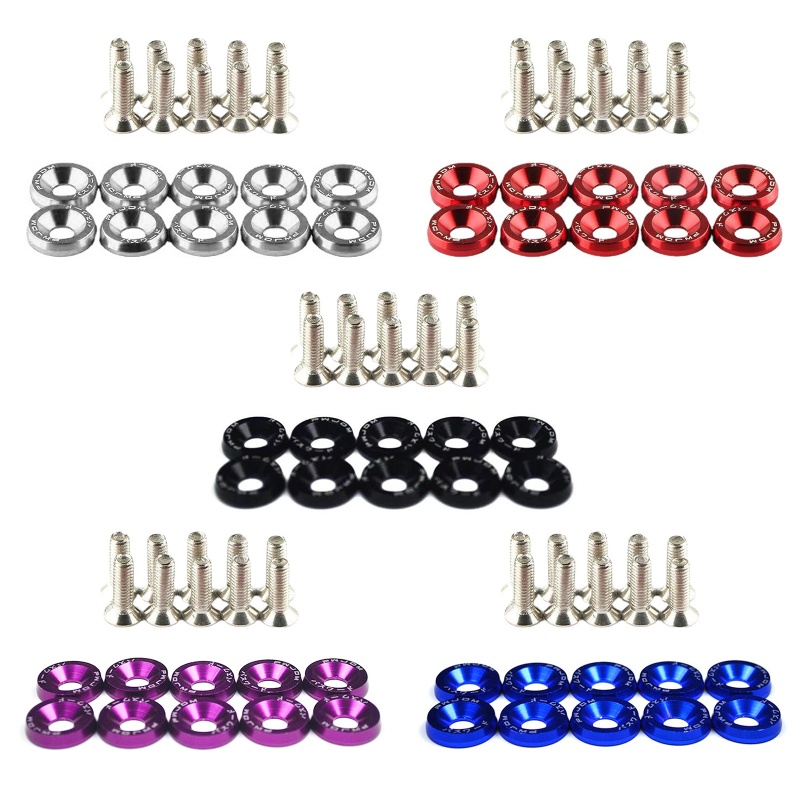 FENDER Bộ Ốc Vít Và Vòng Đệm Động Cơ Xe Hơi Chuyên Dụng